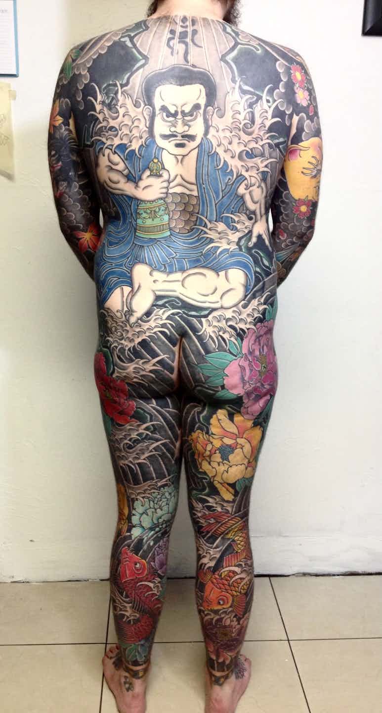 Japanese bodysuit tattoo