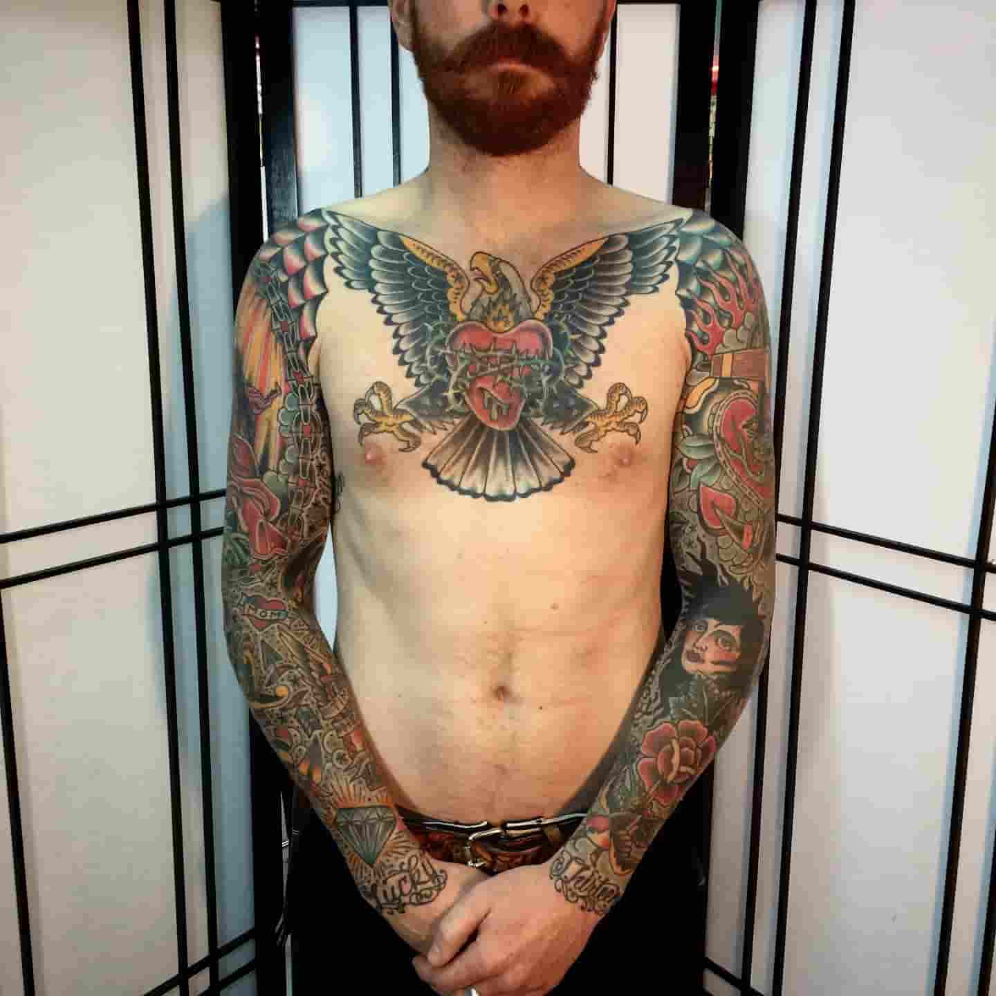 American traditional sleeves