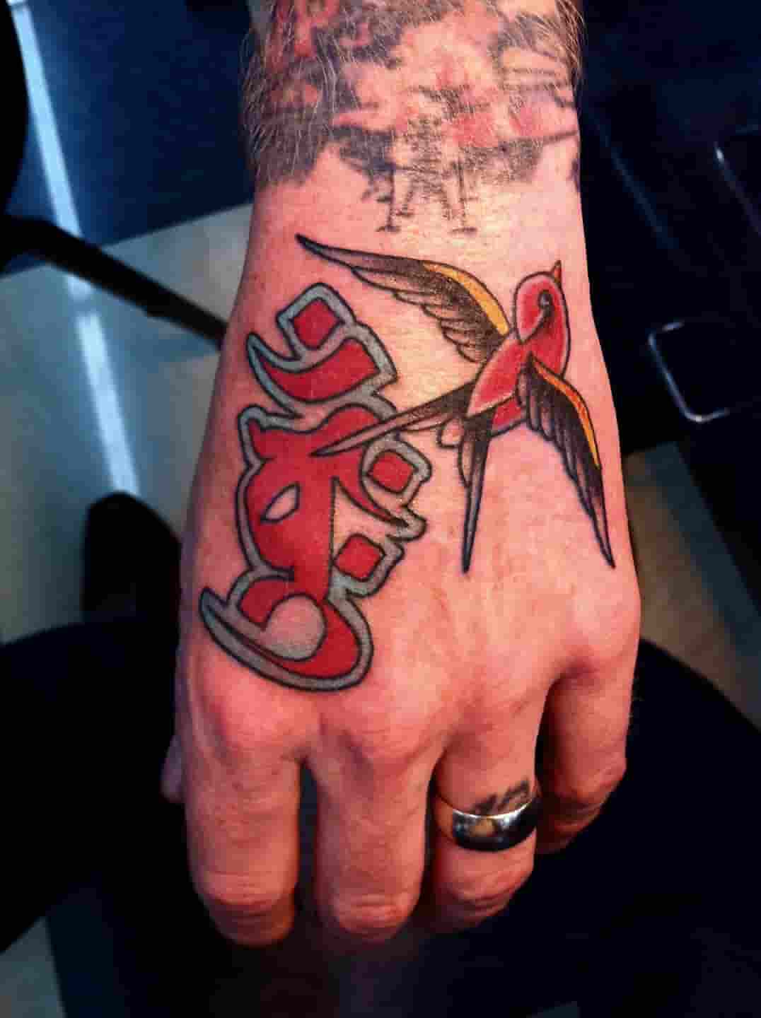 Bonji sparrow tattoo