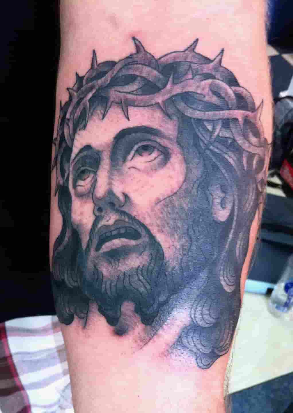 Jesus tattoo