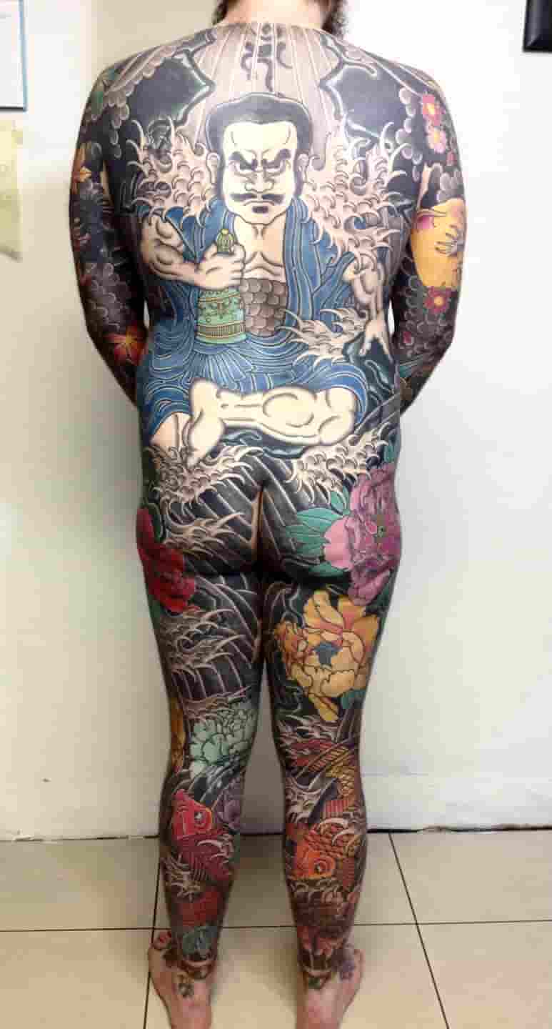 Japanese bodysuit tattoo