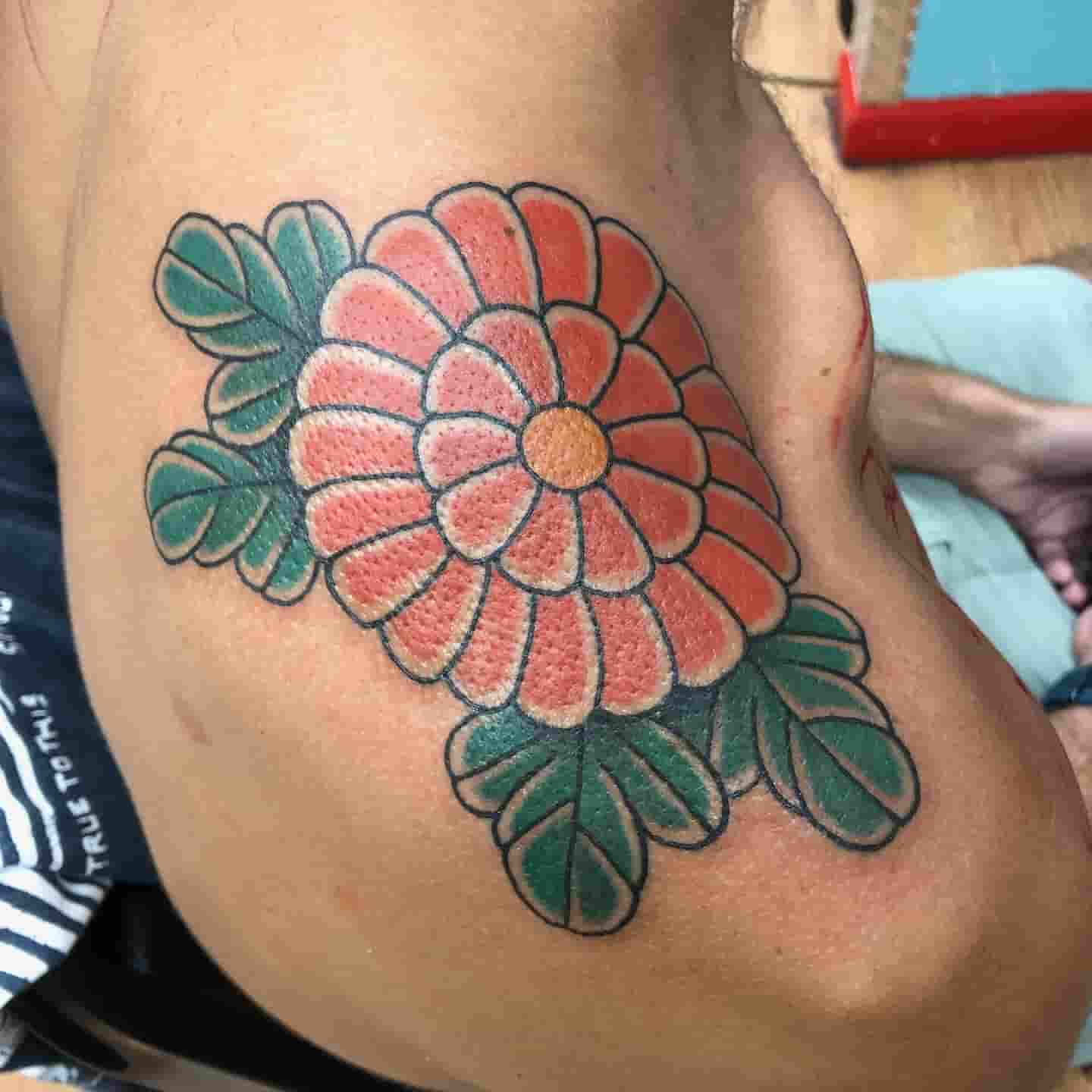 Chrysanthemum tattoo