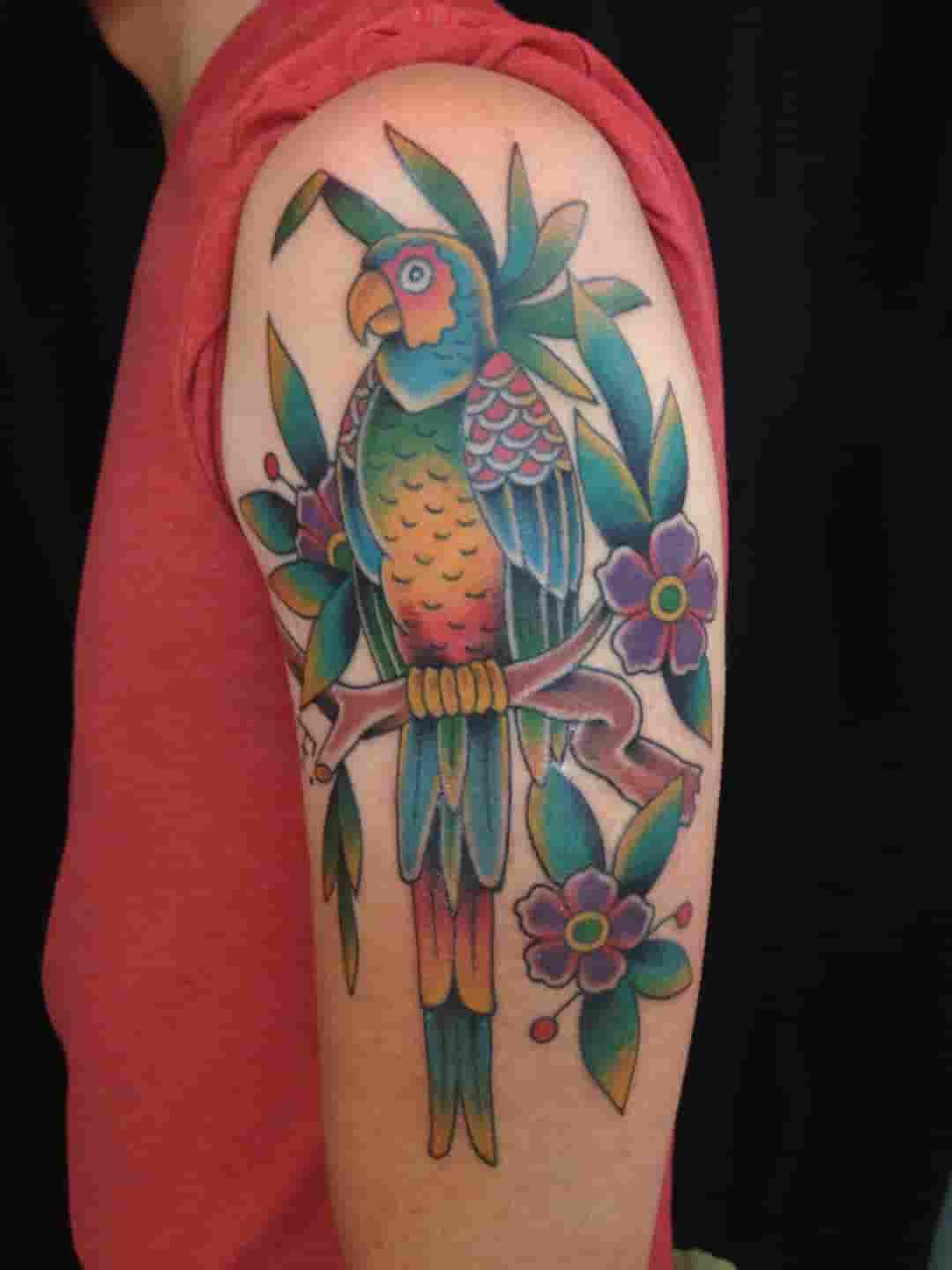 Parrot tattoo